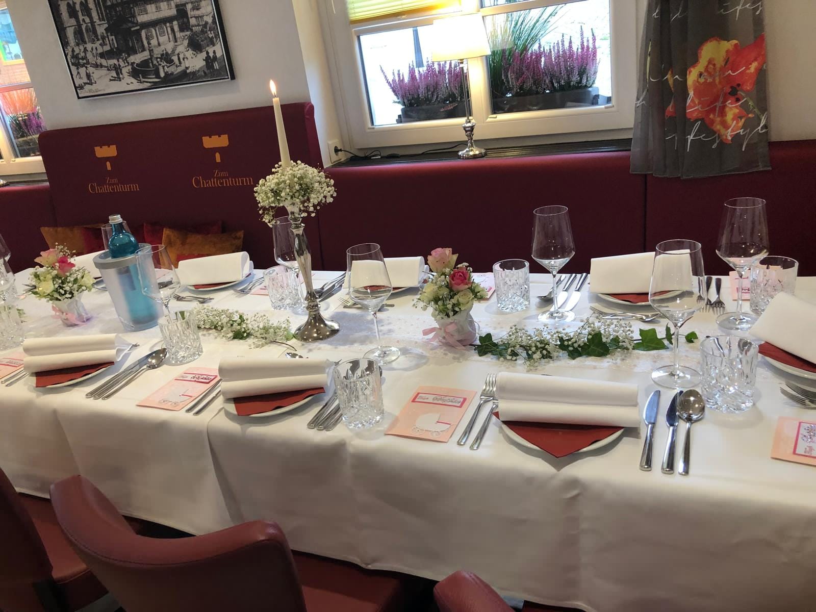 Festlich gedeckte Tafel